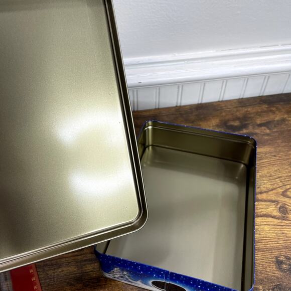 Oreo Cookie Santa Tins Box Vintage 1993 1998 Christmas Holiday Nabisco USA - Picture 8 of 14